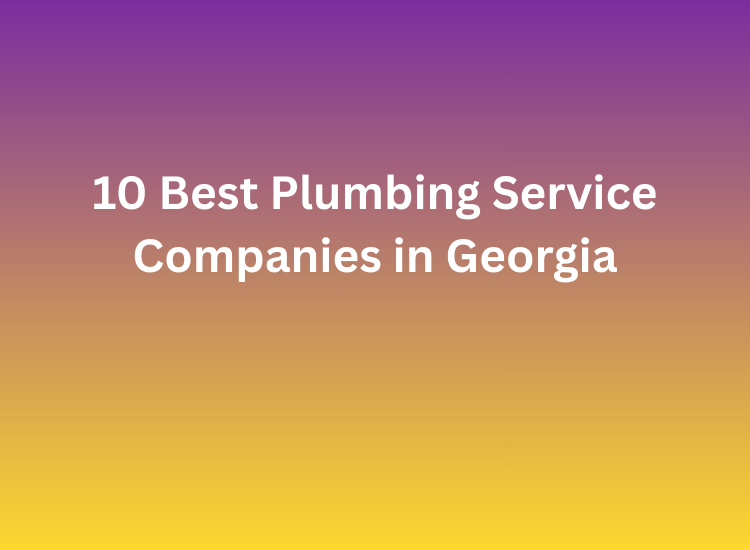 10 Best Plumbing Service Companies in Georgia