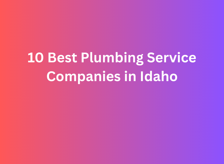10 Best Plumbing Service Companies in Idaho