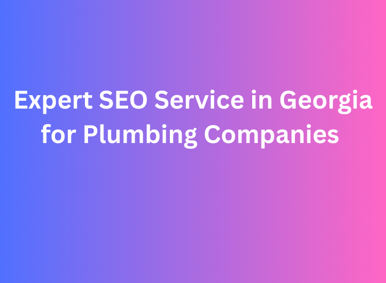 Expert SEO Service in Georgia for Plumbing Companies
