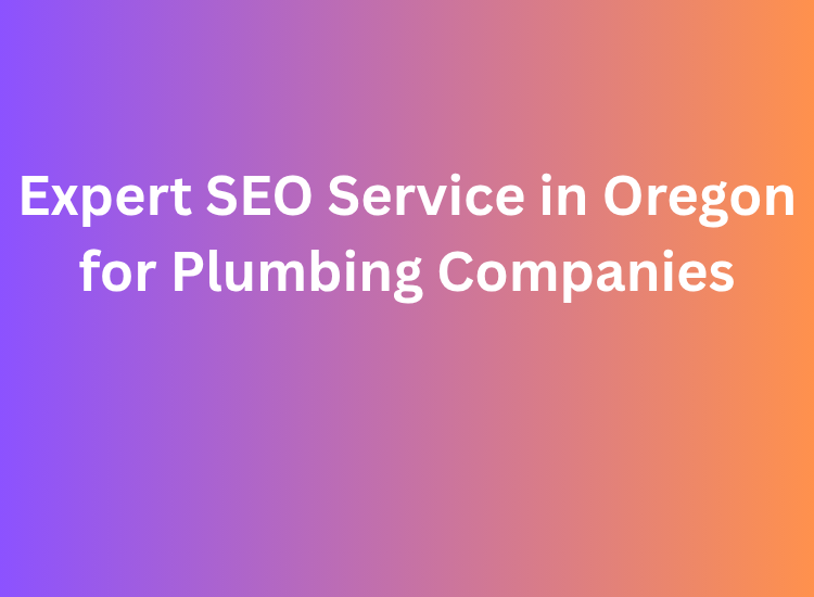 Expert SEO Service in Oregon for Plumbing Companies at Plumbing Rank